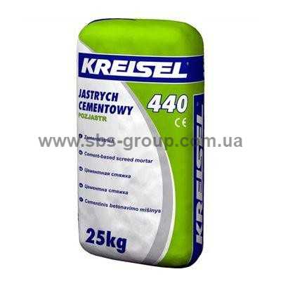 Стяжка для пола цементная Kreisel 440, 25 кг