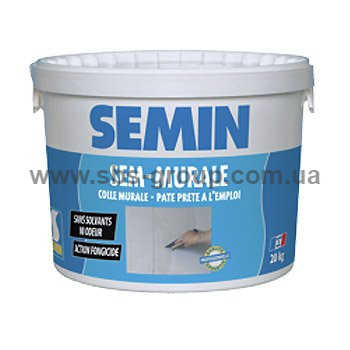 Клей готовый для стеклообоев и ткани SEMIN SEM-MURALE, 10кг