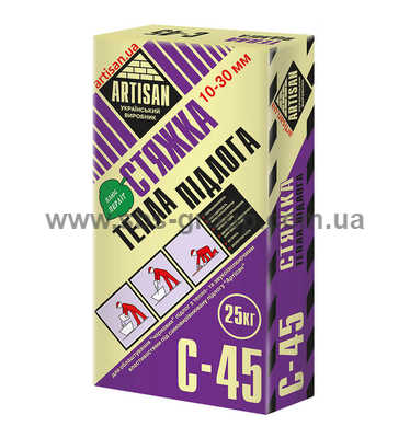Стяжка черновая для теплого пола 10-30 мм, 20кг
