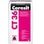 Штукатурка декоративная структурная CERESIT СТ-36, 25 кг