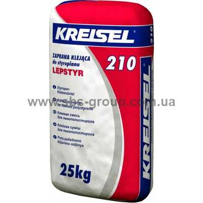 Клеящая смесь для пенополистирольных плит Kreisel 210, 25кг  Зима