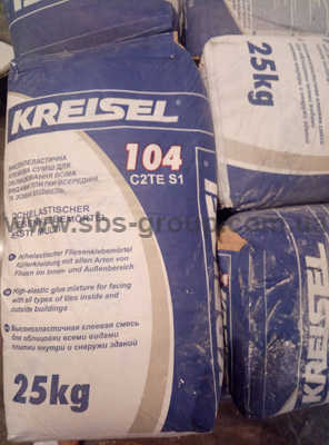 Клей для плитки эластичный ELASTI MULT Kreisel 104, 25 кг