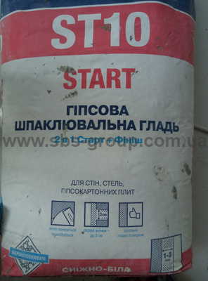 Акрил путц Sniezka ST 10 старт+финиш, 20 кг.42 шт/п