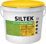 Штукатурка силикатная декоративная Силтек Dеcor Silicat Pro КАМЕШКОВАЯ 2,5 мм
