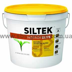 Краска латексная матовая, стойкая к мытью. База А 9л SILTEK Interior Elite